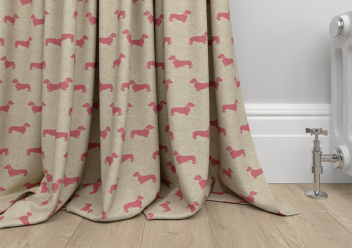 Emily Bond Peggy, Raspberry - Made to Measure Curtains - Image 6